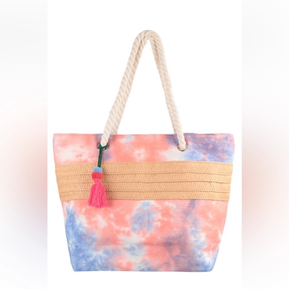 Large Tie Dyed Fashion Tote Bag